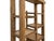 1980s Rustic Thick Bold Wood Multi-Shelves Display Cabinet Bookcase Room Divider For Sale - Image 13 of 18