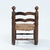Low Brutalist Rush Chair in the style of Charles Dudoyt, 1950s For Sale - Image 5 of 10