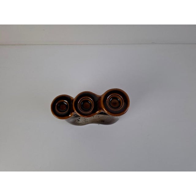 Mid-Century Modern Triple Candleholder from Ditmar Urbach, Czechoslovakia, 1960s For Sale - Image 9 of 18