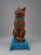 Italian c.b. Bassano Terracotta Majolica Cat on Cushion, Circa 1960s For Sale In Providence - Image 6 of 9