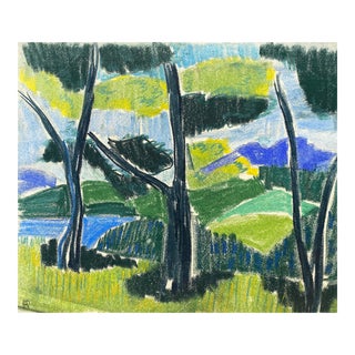 1960s Frank Wallace Maine Landscape For Sale