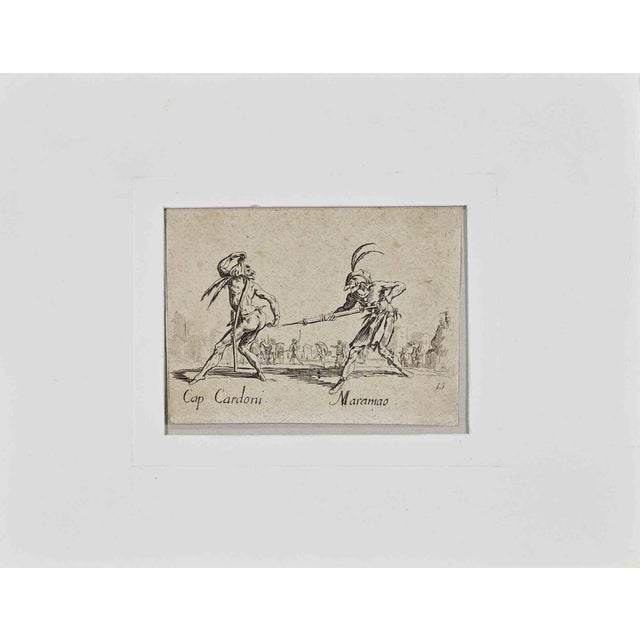 Jacques Callot, Cap. Cardoni and Maramao, Etching For Sale - Image 3 of 3