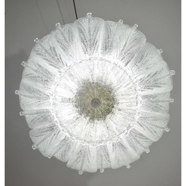 1970s Napoli, Italian Murano Glass Ceiling Light or Flush Mount For Sale - Image 13 of 14