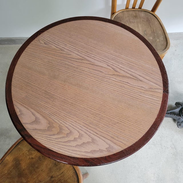 Parisian Bistro Table in Black Cast Iron, 1890s For Sale - Image 9 of 10