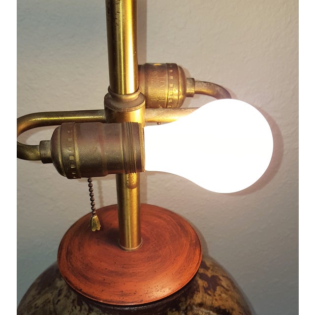 Norman Perry Inc. Art Pottery Lamp Chairish