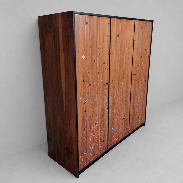 Mid-Century Walnut Wardrobe, 1960s For Sale - Image 11 of 13