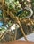 Visual Comfort Signature Aerin "Jacqueline" Unused Two-Tier Chandelier - Antique Brass & White Acrylic For Sale - Image 11 of 12