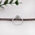 Dainty Green Tourmaline Ring With Natural Diamond Accents in Solid 14k Gold, Size 6.75 For Sale In Columbus - Image 6 of 6
