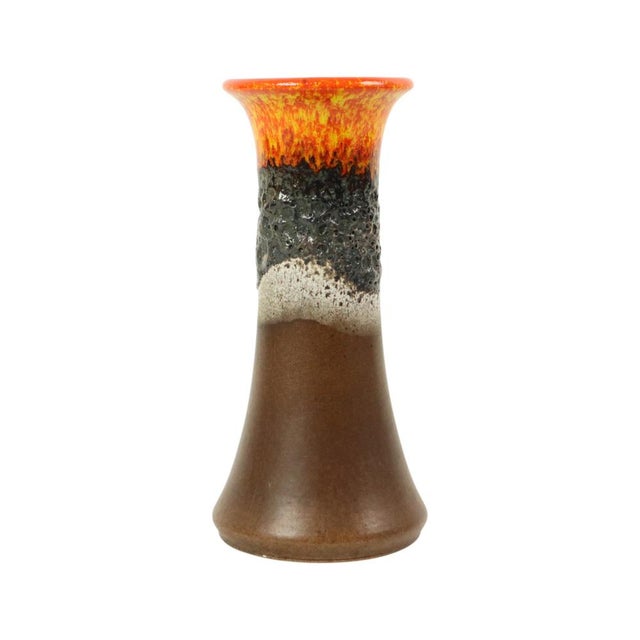 Vintage Fat Lava Vase from Jasba, West Germany, 1960s For Sale - Image 11 of 11