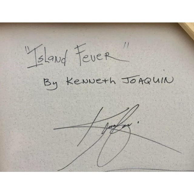 Large Abstract Mid-Century Painting by Artist Kenneth Joaquin (36” X 60”) For Sale In San Diego - Image 6 of 9