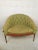 Sleek Vintage Modern Tufted Lounge Chair For Sale - Image 4 of 12
