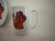 Mid-Century Modern Late 20th Century Bright and Fun Orange Dog Plate and Cup by Spal In Portugal For Sale - Image 3 of 5