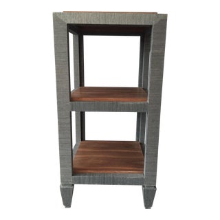 Bungalow 5 Grasscloth Side Table For Sale