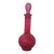 Avon Empty Magenta Glass Bottle With Stopper 1970s Skin So Soft Decanter 4884b For Sale