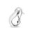 Early 21st Century Tiffany & Co. Elsa Peretti Endless Infinity Silver Omega Back Clip on Earrings For Sale - Image 5 of 8