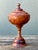 Vintage Turned Burl Wood Lidded Bowl on Pedestal For Sale - Image 9 of 12