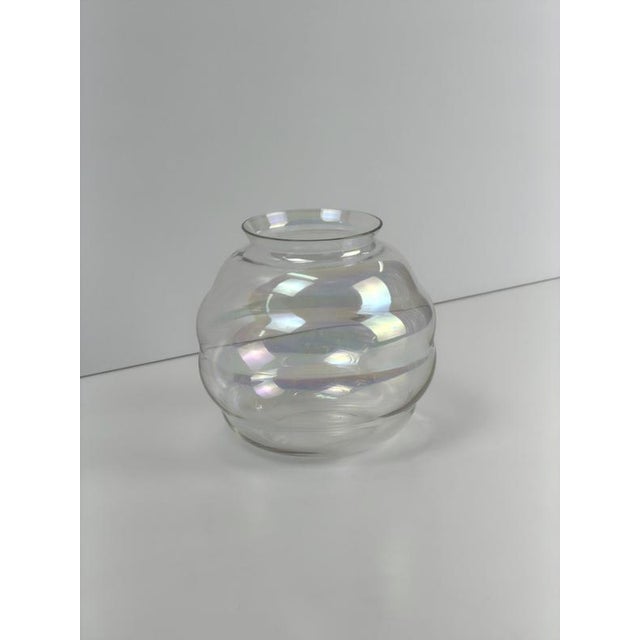 Art Deco Iridescent Glass Vase from A.D. Copier for Leerdam, Netherlands, 1930s For Sale - Image 3 of 10