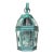 Vintage Petite Solid Brass Wall Lantern - 11” H X 5.5 W X 6” D For Sale
