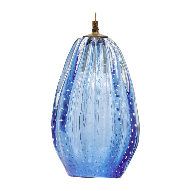 Blue Murano Pendant For Sale - Image 10 of 10