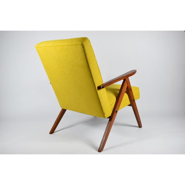 Vintage Yellow Armchair, 1960s For Sale - Image 6 of 15