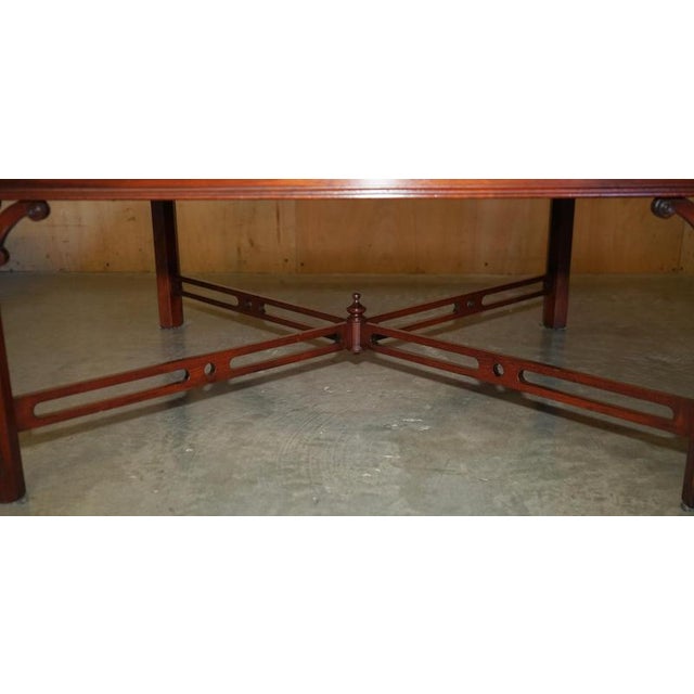 Gold Flamed Hardwood Coffee Tables, Set of 2 For Sale - Image 8 of 18