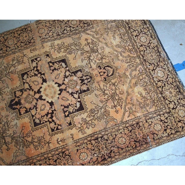 1880s Handmade Antique Persian Sarouk Farahan 3.4' X 5.3' For Sale In New York - Image 6 of 10