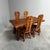 Early version massive oak dining set by De Puydt, Belgium 1960s Dimensions: Table W160xD82.5xH76 cm Chairs...
