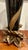 Art Nouveau Ebony Black Porcelain Centerpiece Vase With Bronze Lily Flower Ormolu Base For Sale In Savannah - Image 6 of 10