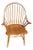 Late 20th Century Amish Continuous Arm Windsor Chair in Maple. For Sale