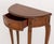 Late 20th Century Louis XV Style Demilune Walnut Console Table For Sale - Image 5 of 8