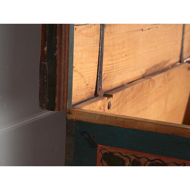 Hand Painted Trunk, 1847 For Sale - Image 11 of 18