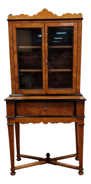 Small Austrian Display Cabinet, Late 19th Century