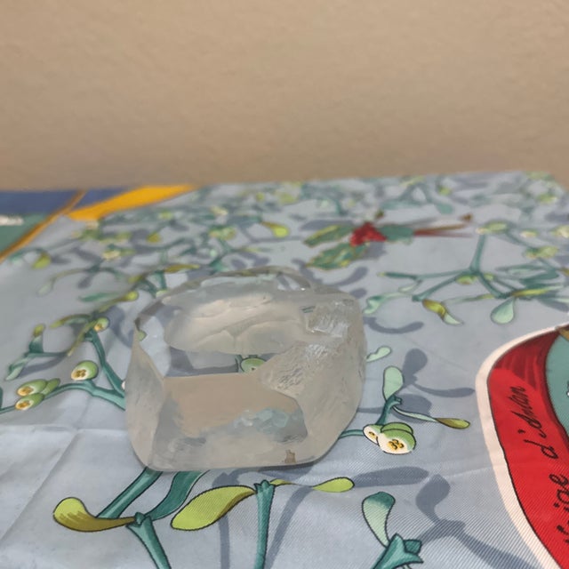 Glass Mats Jonasson Sweden Signed Crystal Koala Bear Figurine Paperweight Art Glass For Sale - Image 7 of 8