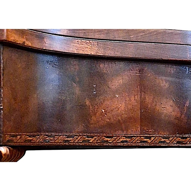Federal Style Flip-Top Mahogany Table For Sale In San Francisco - Image 6 of 13