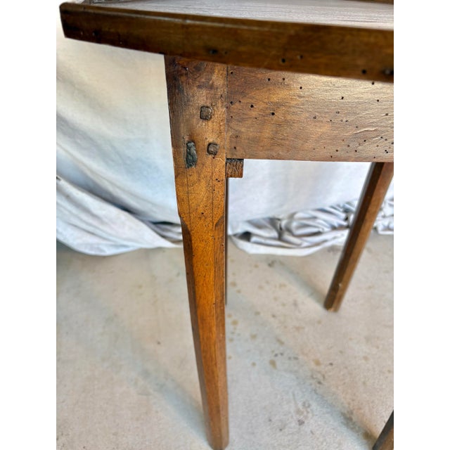 19th Century French Walnut Octagonal Side Table For Sale - Image 12 of 12