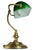Victorian Student Desk Lamp with Racing Green Glass Shade and Switch For Sale - Image 13 of 14