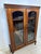 Victorian Adjustable Shelf Mahogany Bookcase with Glass Double Doors, 1850 For Sale - Image 6 of 15