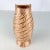 Beautiful vintage ceramic pink and gold swirled vase. Love the lines and funky feel. Great details. Looks like potters...