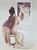 Lithograph "Salon Des Cent" by Artist Douglas Hoffman (b. 1945), Signed #76/100 Offered for sale is a lithograph print...