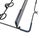 Black Vintage Stitched Leather Coat Rack by Jacques Adnet, 1950s For Sale - Image 8 of 11