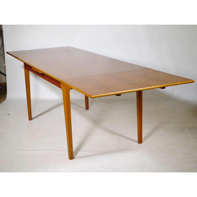 Vintage Danish Extendable Teak Dining Table, 1960s For Sale - Image 14 of 14