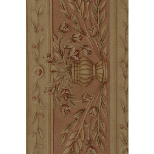 Rug & Kilim’s Aubusson Style Flatweave Rug With Pictorials and Floral Pattern For Sale In New York - Image 6 of 7