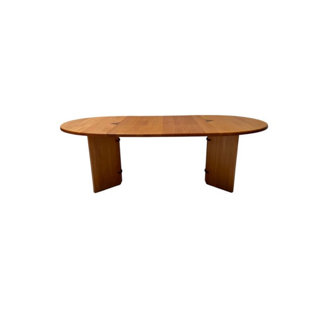 Dining Room Table by Søren Nissen and Ebbe Gehl for Ebenisterie Seltz, France, 1980s For Sale - Image 4 of 15