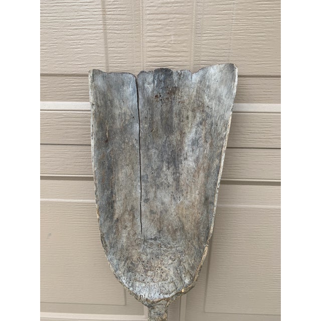 Antique 19th Century Hand Made Wooden Shovel For Sale - Image 4 of 10