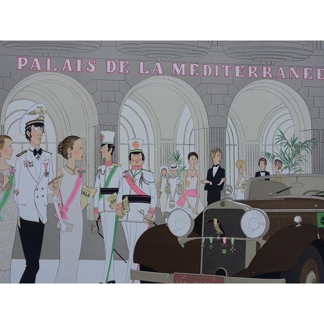 Denis-Paul Noyer, Palais de la Méditerranée, Lithograph For Sale - Image 5 of 8