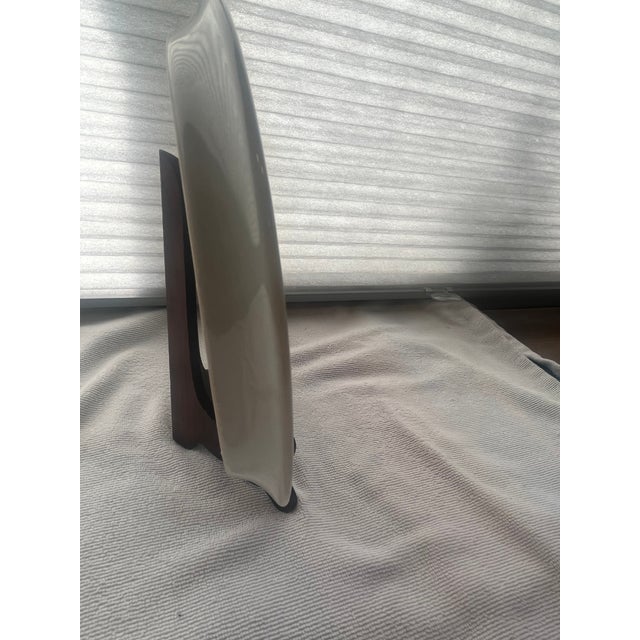 Antique Chinese Export Blue and White Oval Tray For Sale - Image 9 of 11