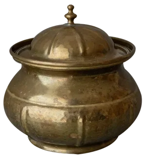 Vintage Handmade Brass Box with Lid, Italy, 1950s