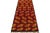 Hand-knotted in wool and originating from Morocco circa 1950-1960, this 3x7 vintage Moroccan rug is an extremely rare...