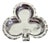 Antique Edwardian Sterling Silver Clover Leaf Trinket Dish, Birmingham, 1904 For Sale