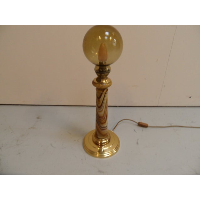 1960s Vintage Table Lamp in Brass, 1960s For Sale - Image 5 of 9